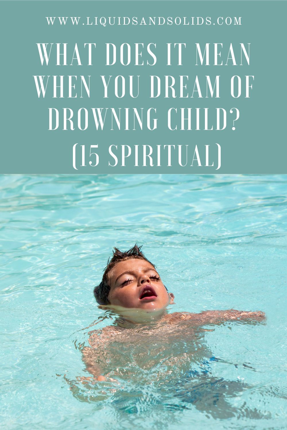 Symbolism Of Baby Drowning In Dreams