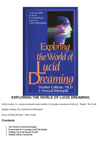 Introduction: What Is Lucid Dreaming?