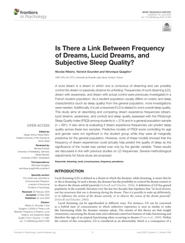 The Link Between Dream Frequency And Sleep Quality