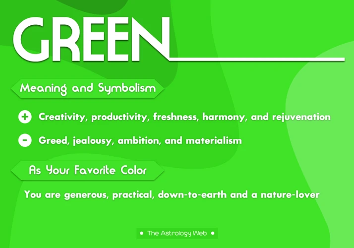 The Symbolism Of Green